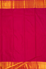 Forest Mustard Green Kanjivaram Pure Silk Saree With Floral Design And Floral Border 10076734