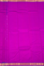 Hot Pink Kanjivaram Pure Silk Saree With Butta Design And Floral Border 10076742