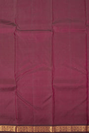 Bright Poppy Red Kanjivaram Pure Silk Saree With Butta Design And Floral Border 10076744
