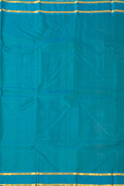 Vintage Mulberry Purple Kanjivaram Pure Silk Saree With Contrast Zari Border 10076753 