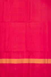 Pista Mint Green Handloom Kanjivaram Soft Silk Saree With Floral Design 10076804