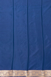 Blue Semi Mysore Crepe Silk Saree 10077785
