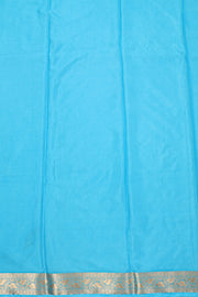 Royal Blue Semi Mysore Crepe Silk Saree 10077786