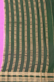 Pink Semi Mysore Crepe Silk Saree 10077797