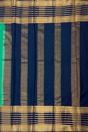 Emerald Green Semi Mysore Crepe Silk Saree 10077829