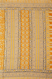 Yellow Kani Printed Silk Saree 10077862