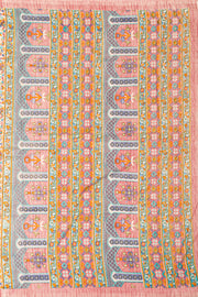 Cream Kani Printed Silk Saree 10077876