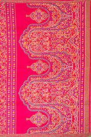 Pink Kani Printed Silk Saree 10077877