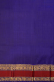 Red Korvai Kanjivaram Silk Saree