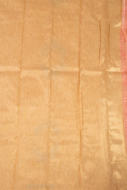 Kanjivaram Vegan Viscose Silk Pink Color Jute Style Finish 10075595