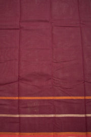 Maroon Kanchi Cotton Saree 10068669 - Avishya