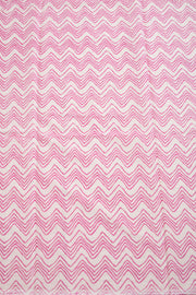 White Hand Block Printed Cotton Saree 10069089 - Avishya