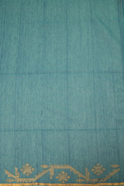 Blue Handloom Jamdani Silk Cotton Saree - Avishya