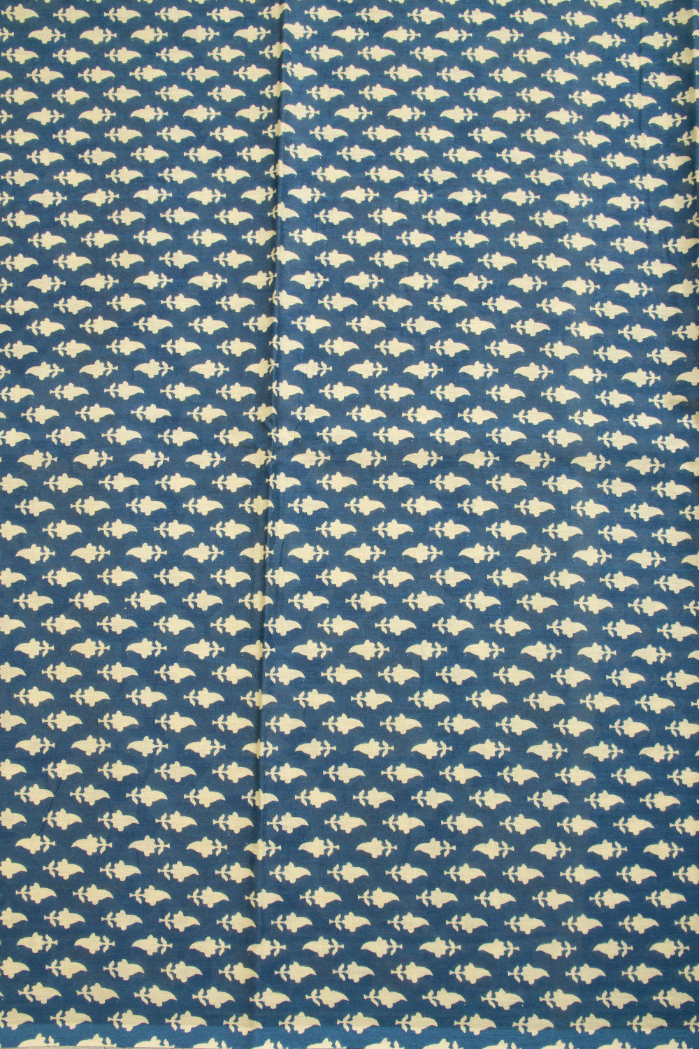 Blue Vanaspathi Printed Mulmul Cotton Saree 10069099 - Avishya