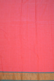 Peach Handloom Paithani Cotton Saree 10068440 - Avishya