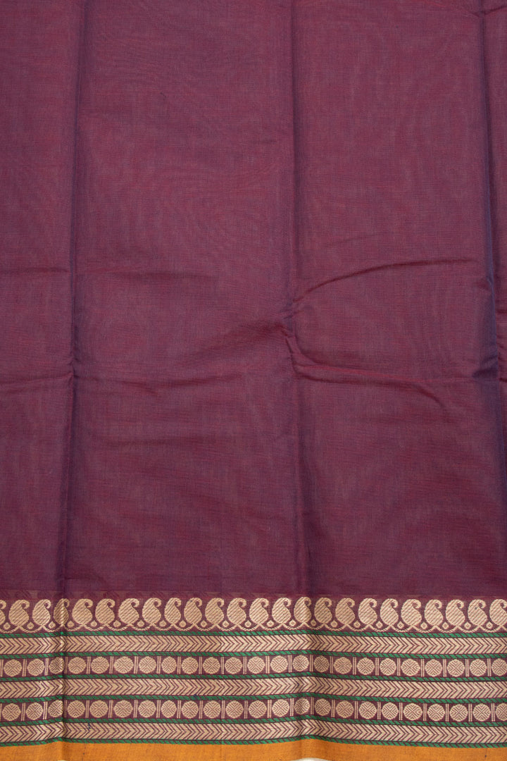 Purple Kanchi Cotton Saree 10068672 - Avishya