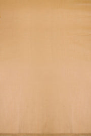 Pastel Orange Silk Cotton Saree With Tissue Pallu