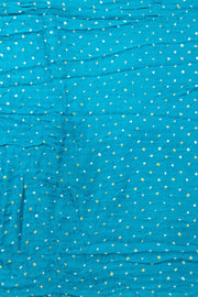 Blue Bandhani Gajji Silk Saree with Lagdi Patti Zari Pallu 10073073