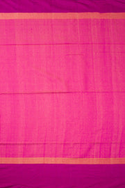 Beige Handloom Khadi Tussar Silk Saree with Ikat Pallu 10073092