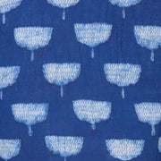 Blue Indigo Handblock Printed Cotton Blouse Without Lining 10069518 - Avishya