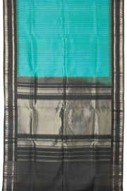 Blue Handloom Gadwal Kuttu Silk Saree