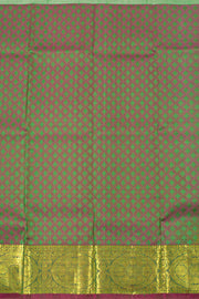 1 Year Size Pure Zari Kanchipuram Pattu Pavadai Material 10054631