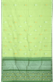 Mint Green Pure Zari Kanjivaram Silk Saree 10062478