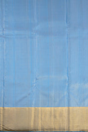 Blue Handloom Kanchipuram Pure Silk Saree 10072876