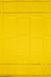 Vivid Yellow Monotone Bridal Kanjivaram Pure Zari Silk Saree 10074738