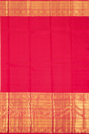 Riptide Green Korvai Vaira Oosi Bridal Kanjivaram Pure Zari Silk Saree 10074743