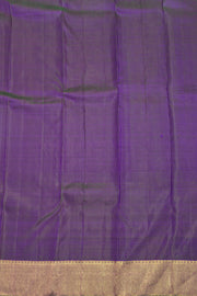 Majorelle Blue Ethirmarai Bridal Kanjivaram Pure Zari Silk Saree 10074749