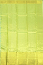 Chinese Green Monotone Bridal Kanjivaram Tissue Silk Pure Zari Saree 10074759