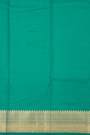  Myrtle Green Monotone Kanjivaram Silk Saree 10075618