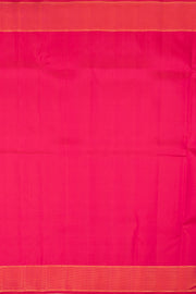  Crayola Red Monotone Kanjivaram Silk Saree 10075621