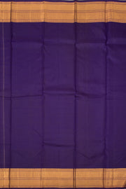 English Violet Monotone Kanjivaram Silk Saree 10075622