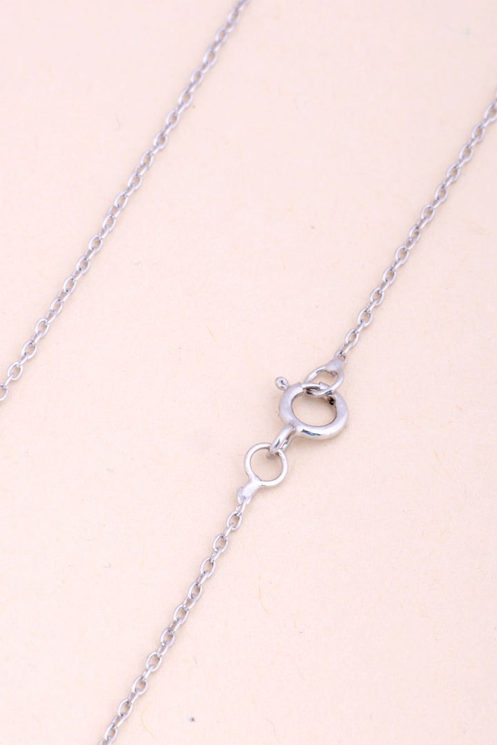 Tanzanite Blue Topaz Silver Necklace Pendant Chain 10067159 - Avishya