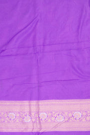 Lavender Handloom Banarasi Katan Silk Saree 10074267