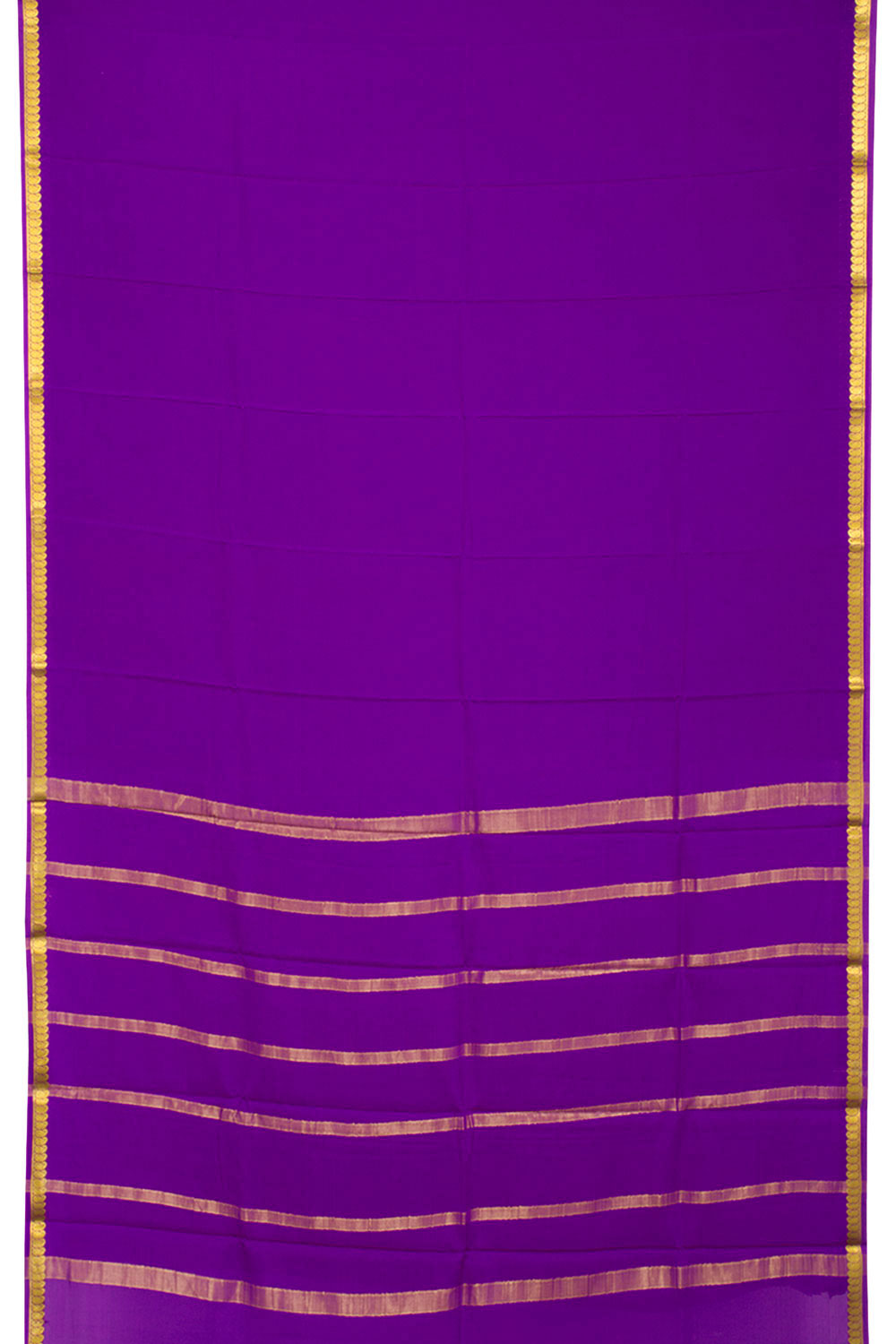 Royal Purple Mysore Crepe Silk Saree 10062318