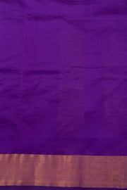 Pumpkin Orange Handloom Kanchi Silk Cotton Saree 10078091