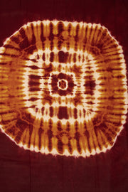 Orange Handcrafted Sungudi Cotton Saree 10074930