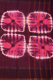  Pink Handcrafted Sungudi Cotton Saree 10074934