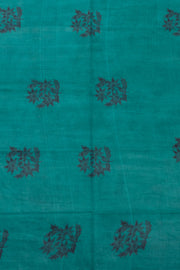 Blue Handcrafted Sungudi Cotton Saree 10074936