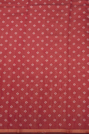 Red Patola Printed Silk Cotton Saree 10074943