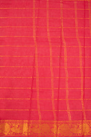 Blue Handcrafted Sungudi Cotton Saree 10077098