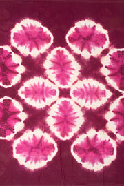 Pink Handcrafted Sungudi Cotton Saree Without Blouse 10077111