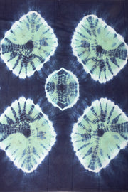 Blue Handcrafted Sungudi Cotton Saree Without Blouse 10077113