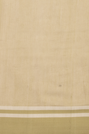 Olive Green Handloom Chanderi Saree 10071029