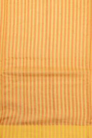 Yellow Handloom Chanderi Silk Cotton Saree