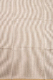 Cream Handloom Chanderi Silk Cotton Saree