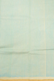 Green Handloom Printed Chanderi Silk Cotton Saree